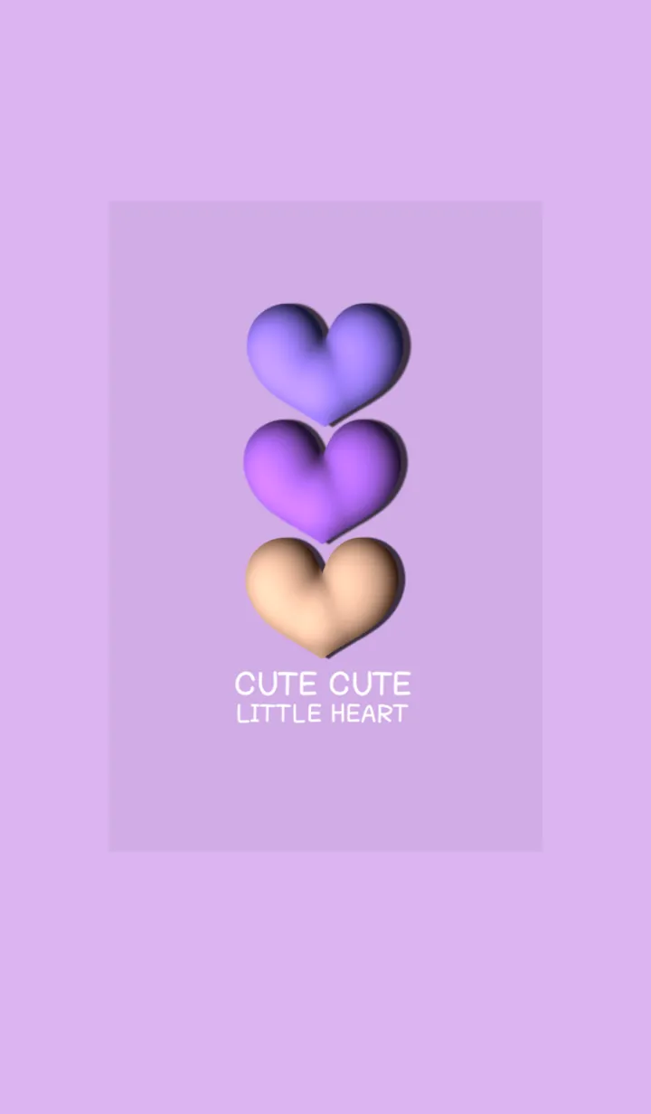 [LINE着せ替え] Cute Cute Little Heart JP 4の画像1