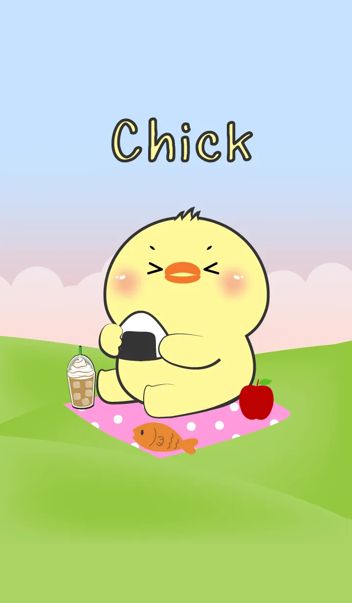 [LINE着せ替え] Picnic Cute Chick Theme (JP)の画像1