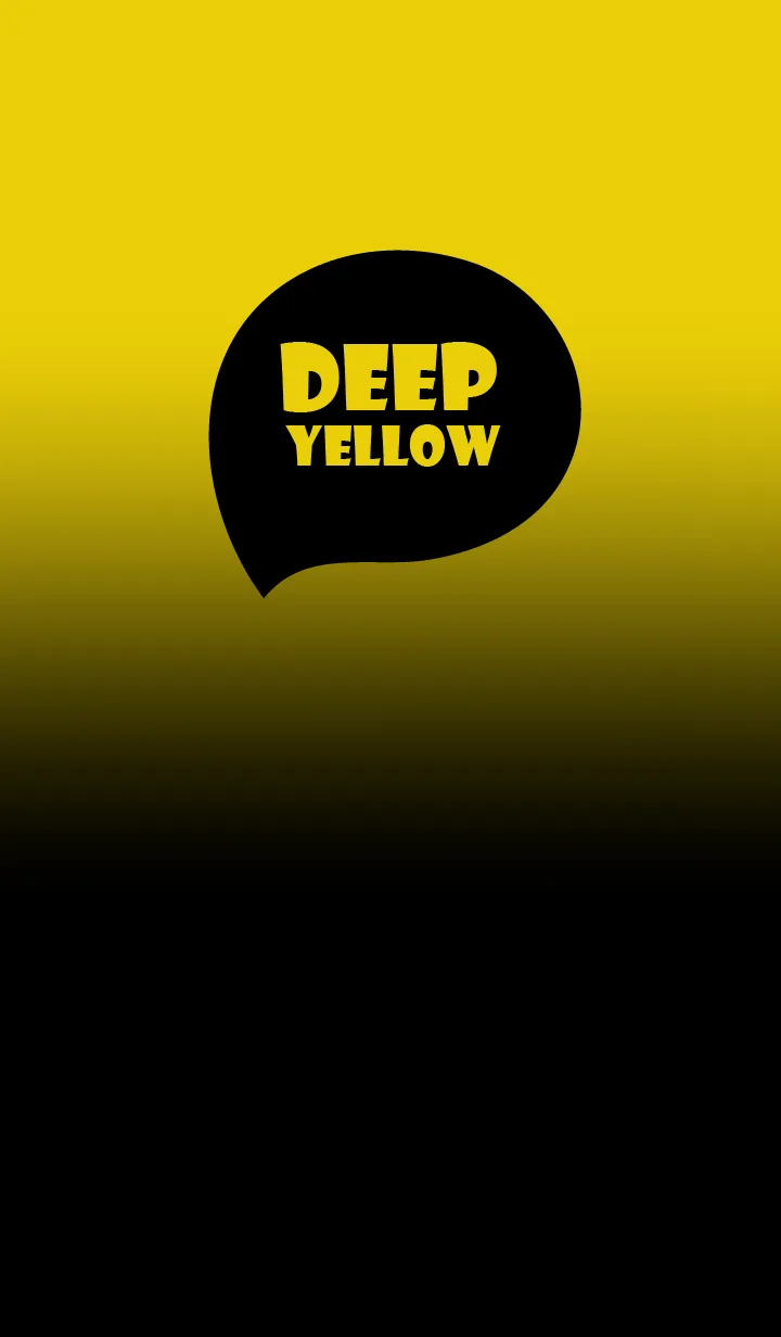 Black & Deep Yellow Theme (JP)の着せ替えメイン画像