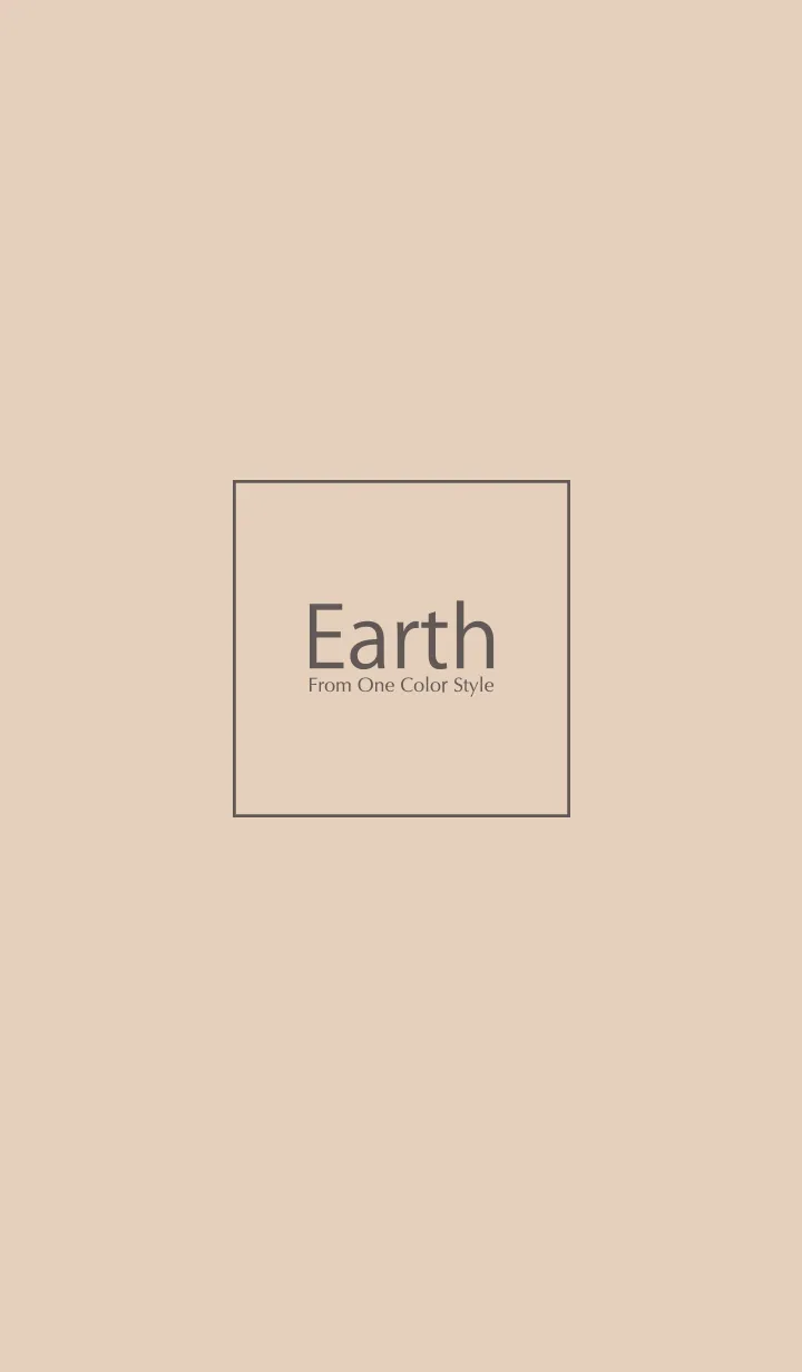 [LINE着せ替え] Earth／アースコーヒーベージュの画像1