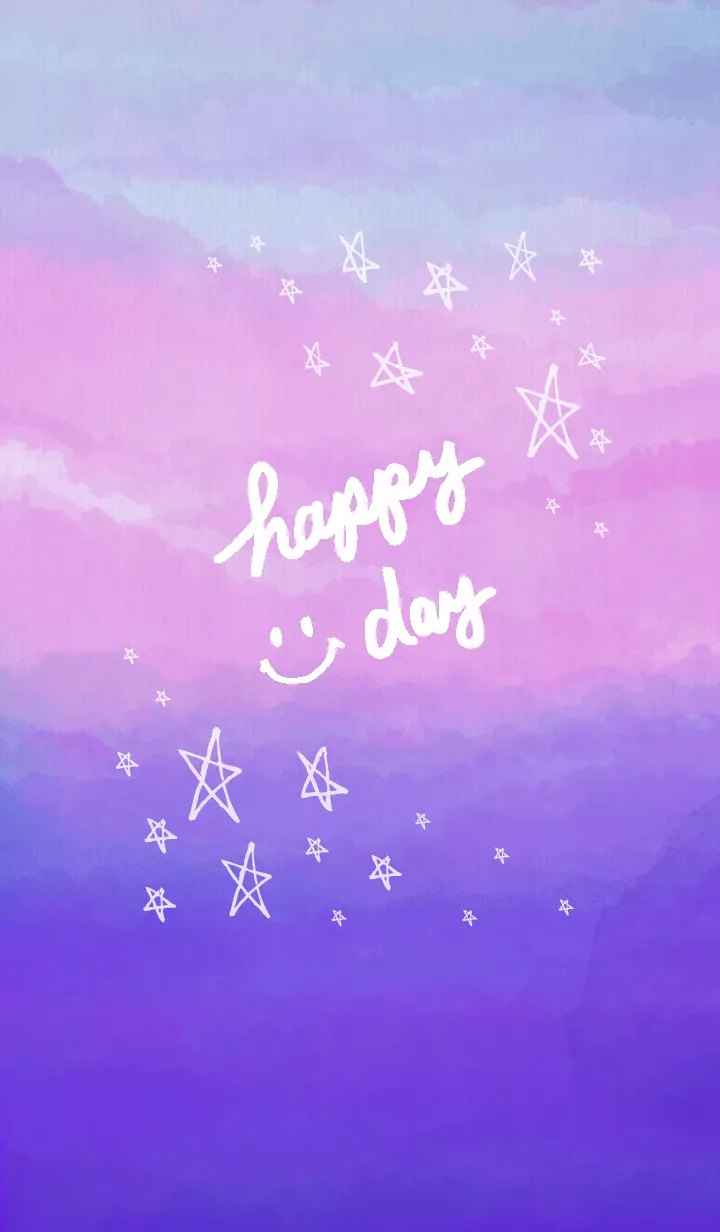 [LINE着せ替え] グラデーション星スマイル10の画像1