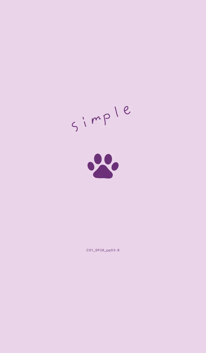 [LINE着せ替え] C01.26_パープル3-9の画像1