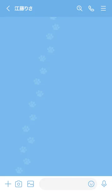 [LINE着せ替え] 701.25_ブルー1-9の画像3