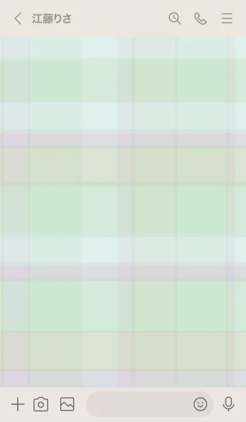 [LINE着せ替え] くすみカラーチェック22の画像3