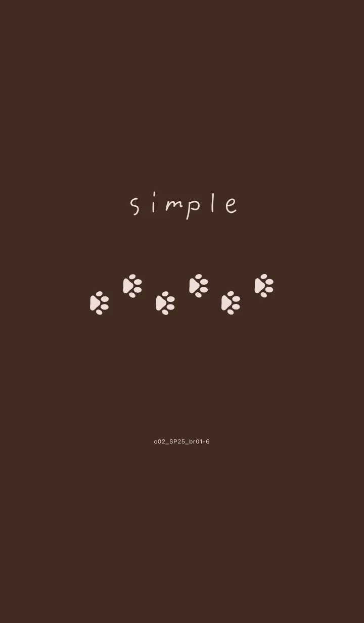 [LINE着せ替え] c02.25.ブラウン1-6の画像1