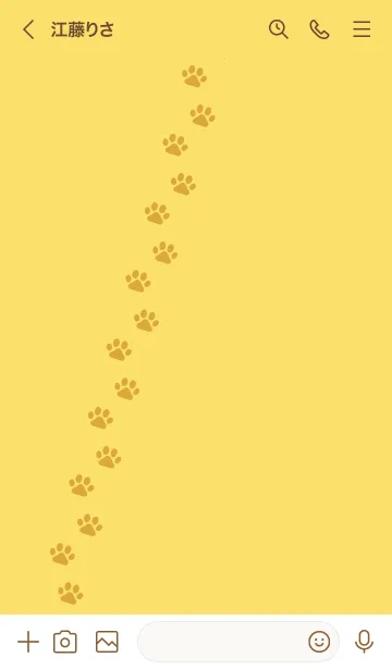 [LINE着せ替え] c02.25.イエロー1-6の画像3