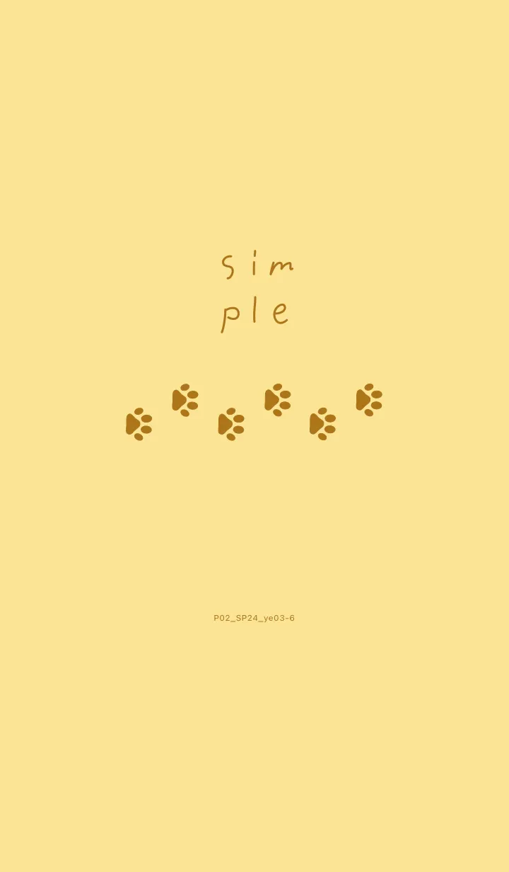 [LINE着せ替え] P02.24.イエロー3-6の画像1