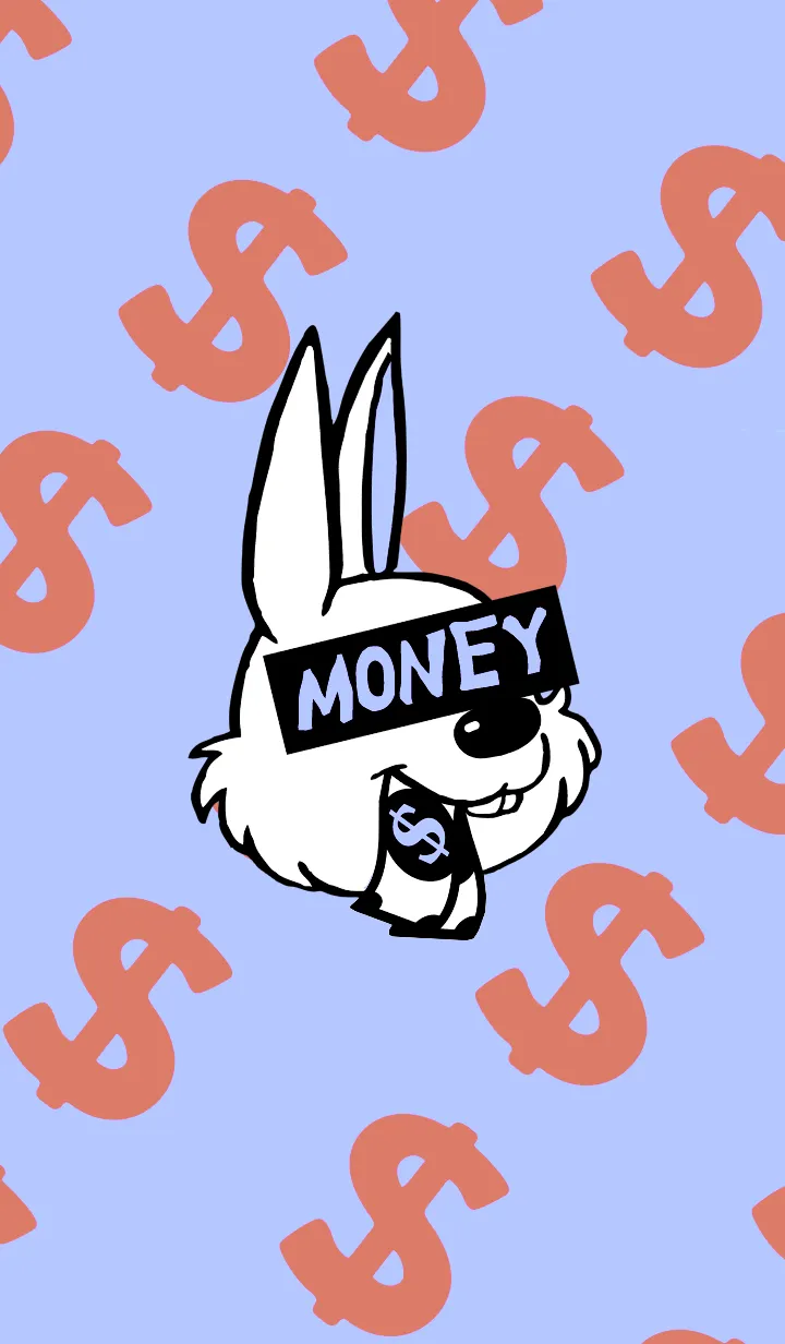 [LINE着せ替え] マネー ラビット 066の画像1