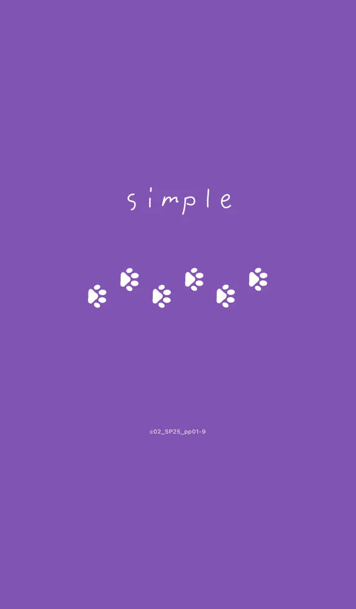[LINE着せ替え] c02.25.パープル1-9の画像1