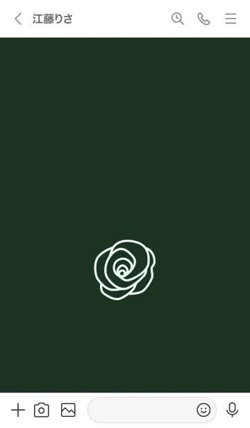 [LINE着せ替え] シンプル ローズ 64の画像3