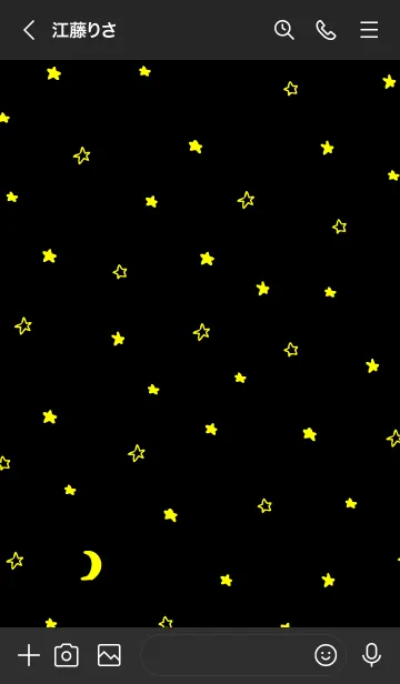 [LINE着せ替え] 月と星がきれい2の画像3