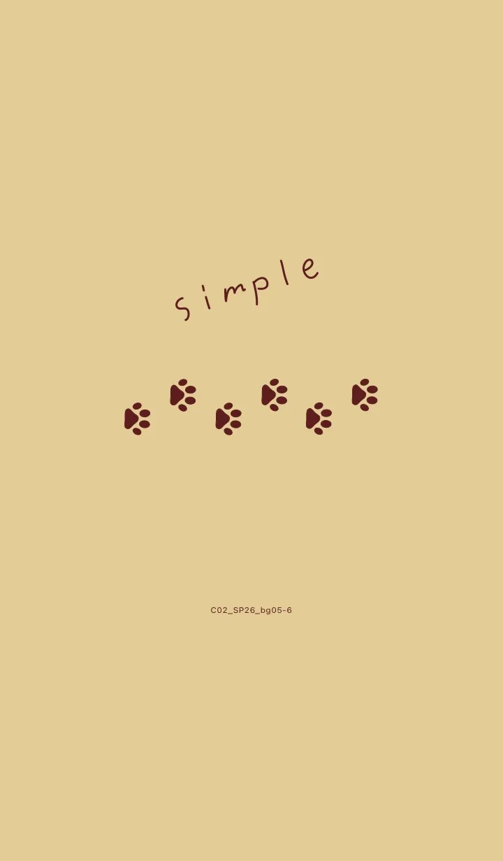 [LINE着せ替え] C02.26_ベージュ5-6の画像1