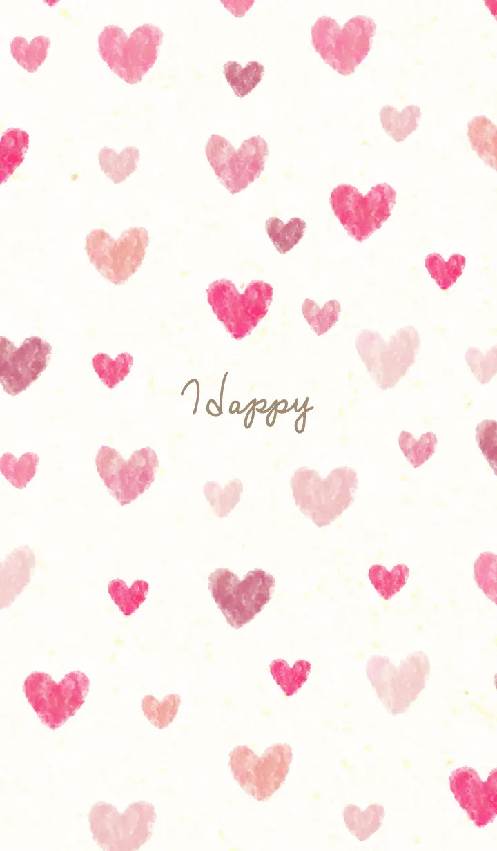 [LINE着せ替え] かわいい ハート 水彩30の画像1