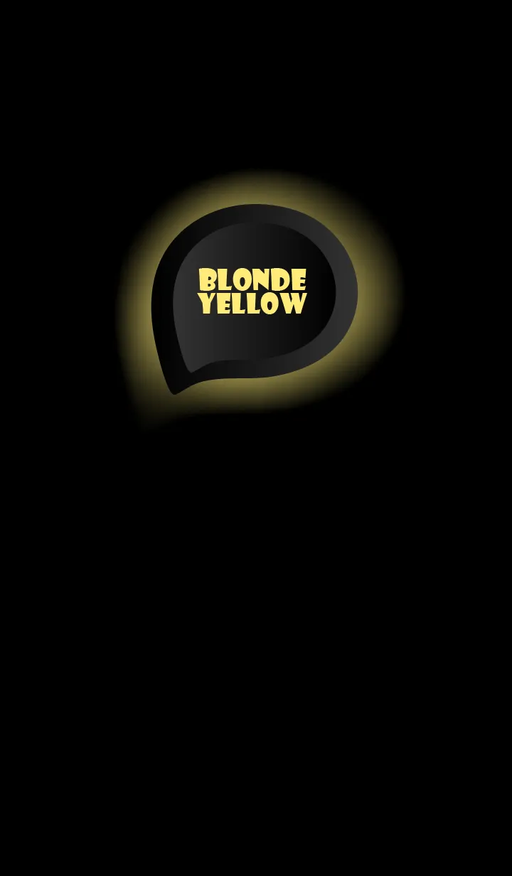 [LINE着せ替え] Blonde Yellow With Black Theme (JP)の画像1