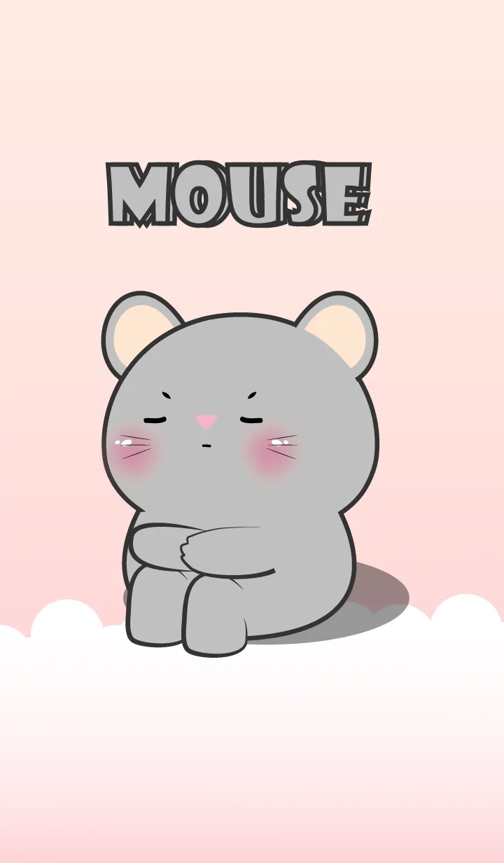 [LINE着せ替え] Little Prety Grey Mouse Theme 2 (JP)の画像1