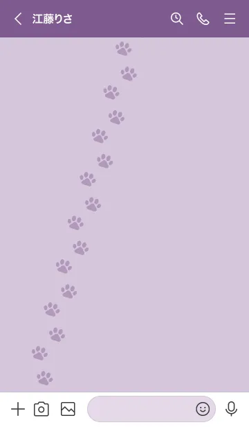 [LINE着せ替え] C02.26_パープル5-9の画像3