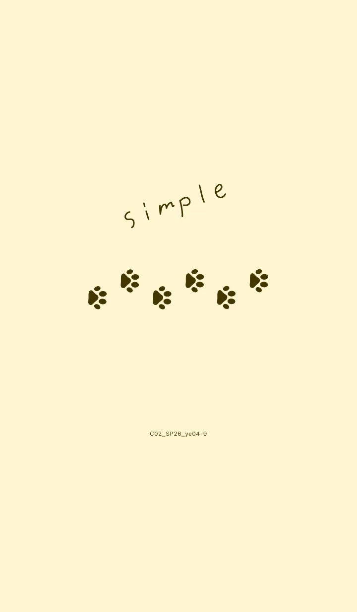 [LINE着せ替え] C02.26_イエロー4-9の画像1