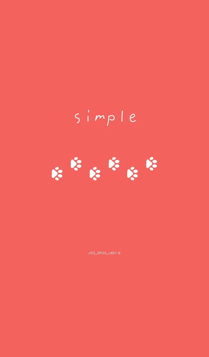 [LINE着せ替え] c03.25.レッド1-6の画像1