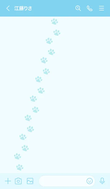 [LINE着せ替え] P03.24.ブルー3-6の画像3