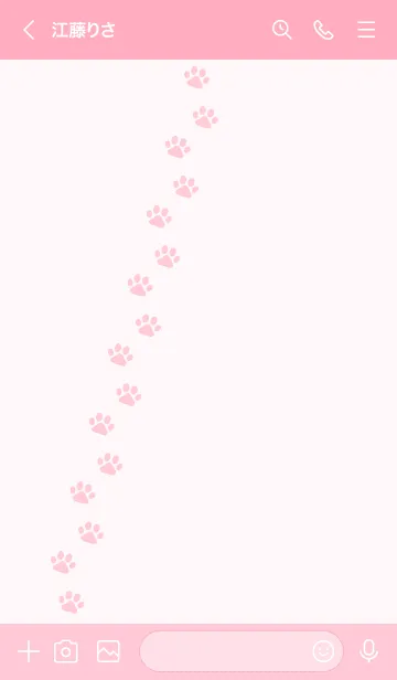 [LINE着せ替え] 303.24_ピンク4-3の画像3