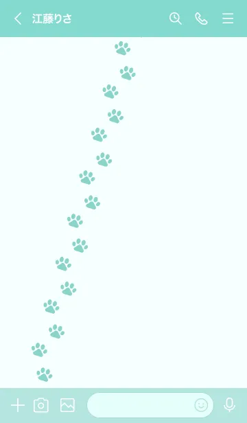 [LINE着せ替え] C03.26_グリーン8-6の画像3