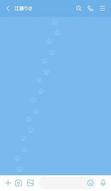 [LINE着せ替え] 703.25_ブルー1-6の画像3