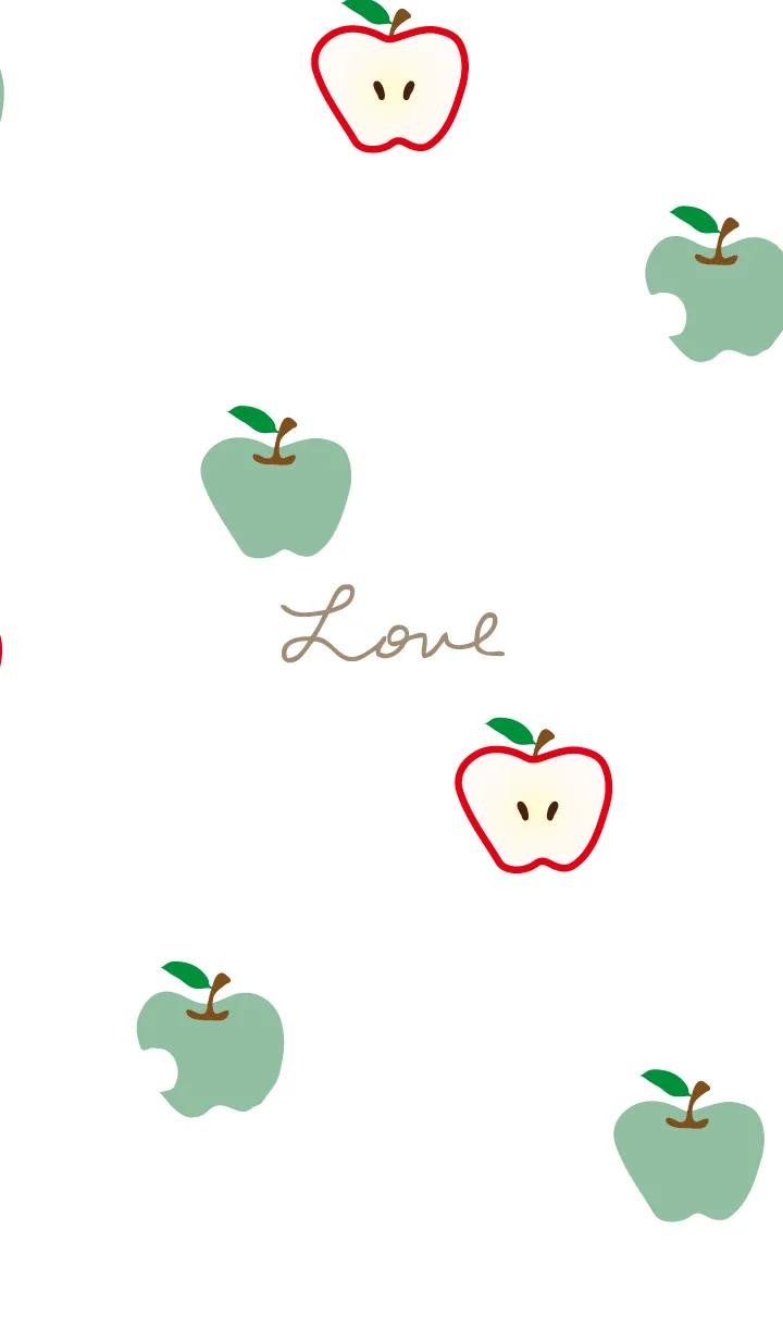 [LINE着せ替え] かわいい りんご2の画像1