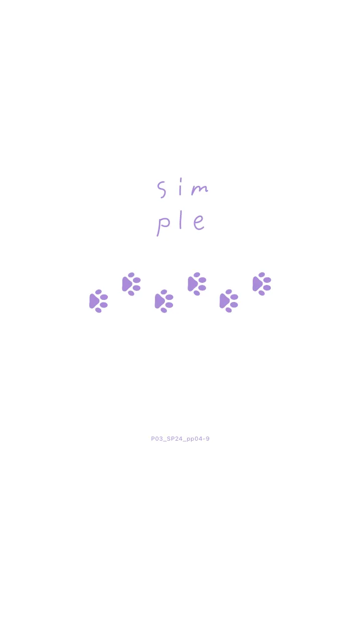 [LINE着せ替え] P03.24.パープル4-9の画像1