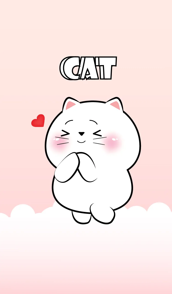 [LINE着せ替え] Little Prety White Cat Theme 2 (JP)の画像1