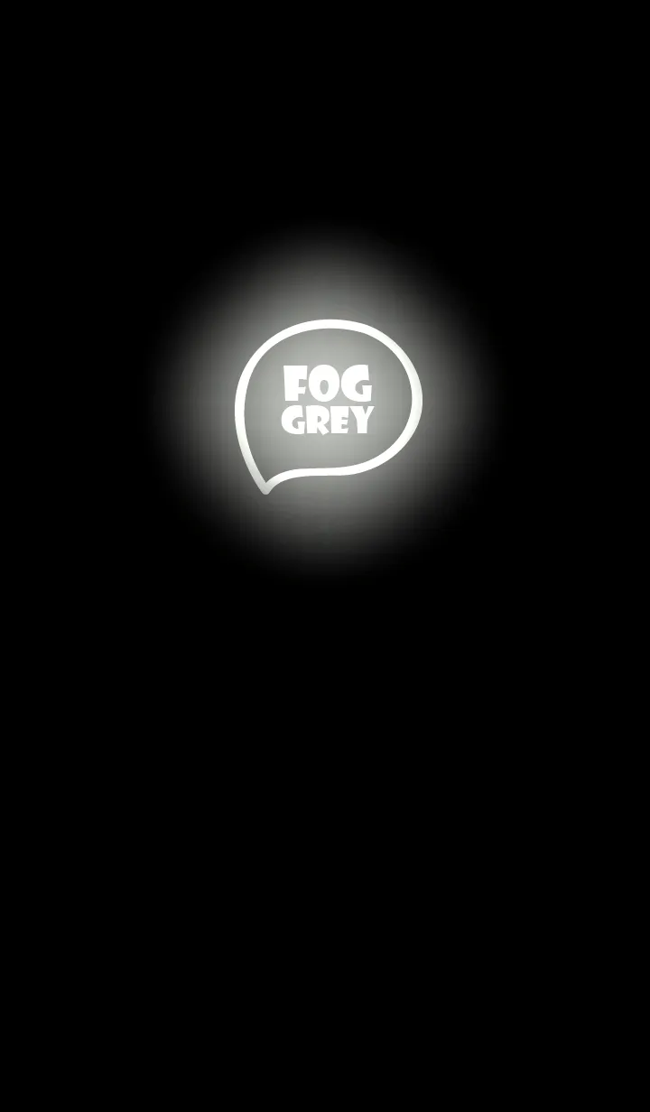 [LINE着せ替え] Fog Grey Neon Theme (JP)の画像1