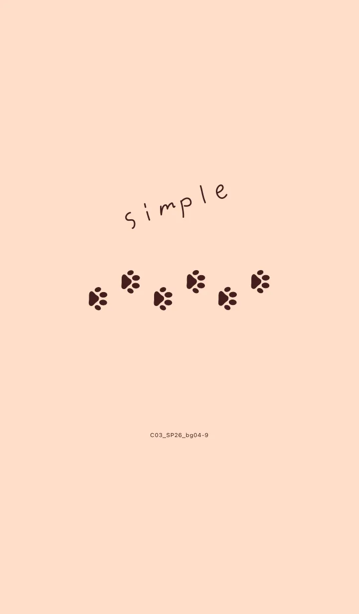 [LINE着せ替え] C03.26_ベージュ4-9の画像1