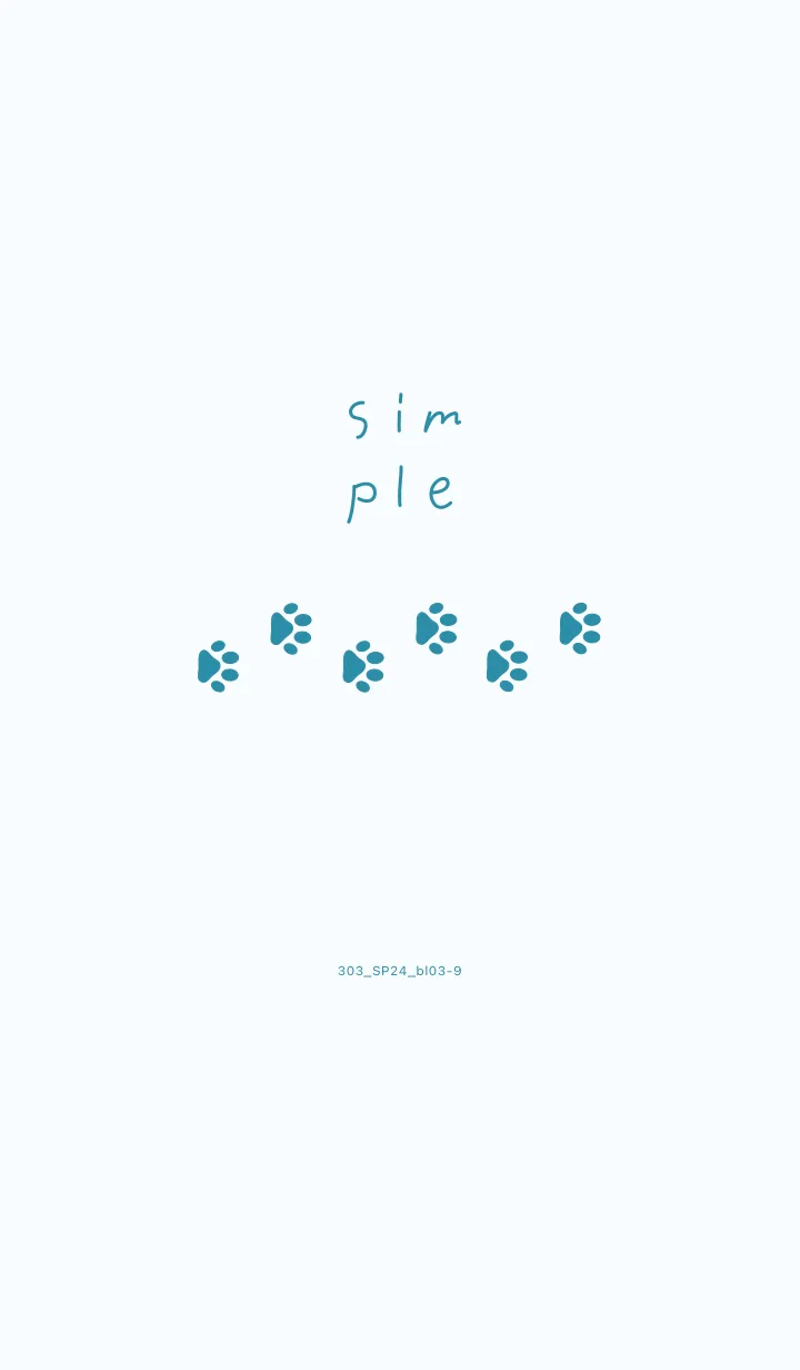 [LINE着せ替え] 303.24_ブルー3-9の画像1