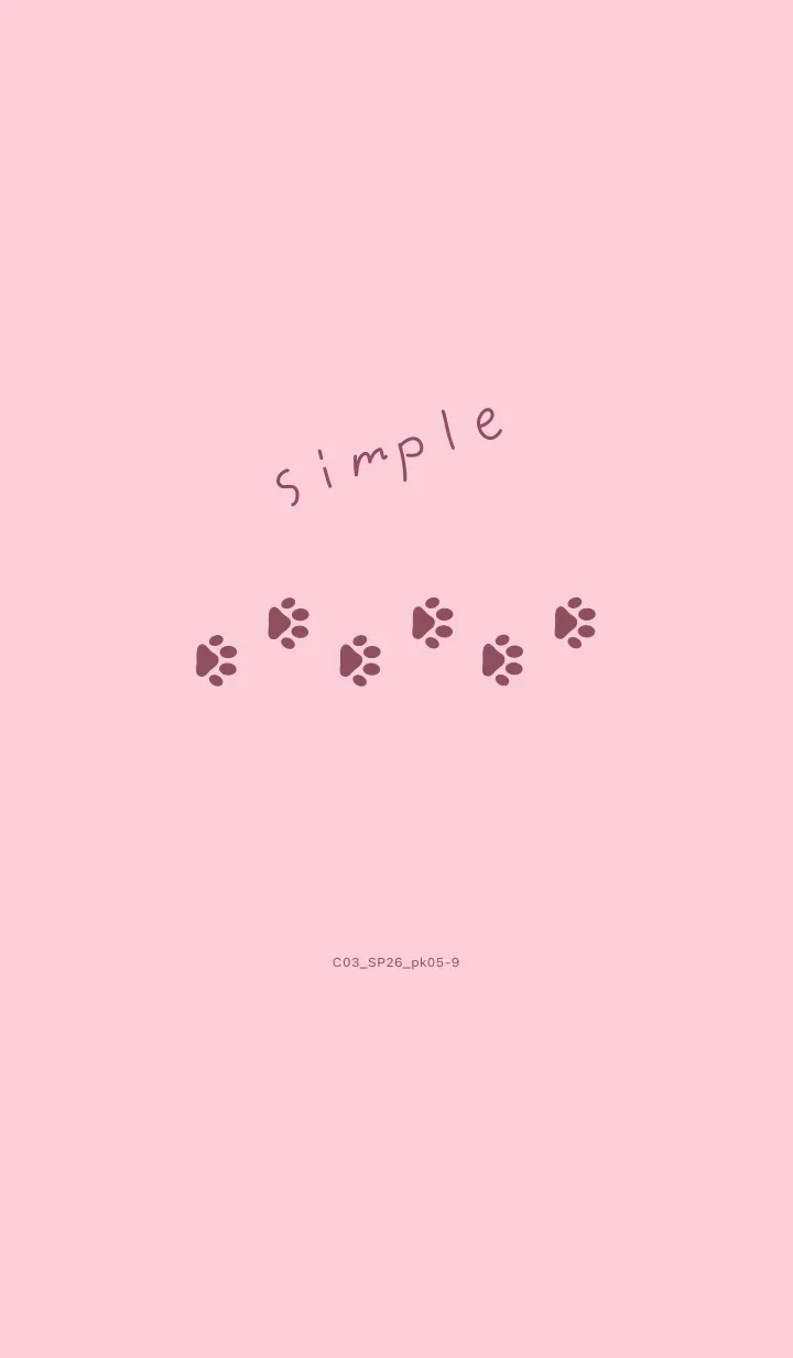 [LINE着せ替え] C03.26_ピンク5-9の画像1