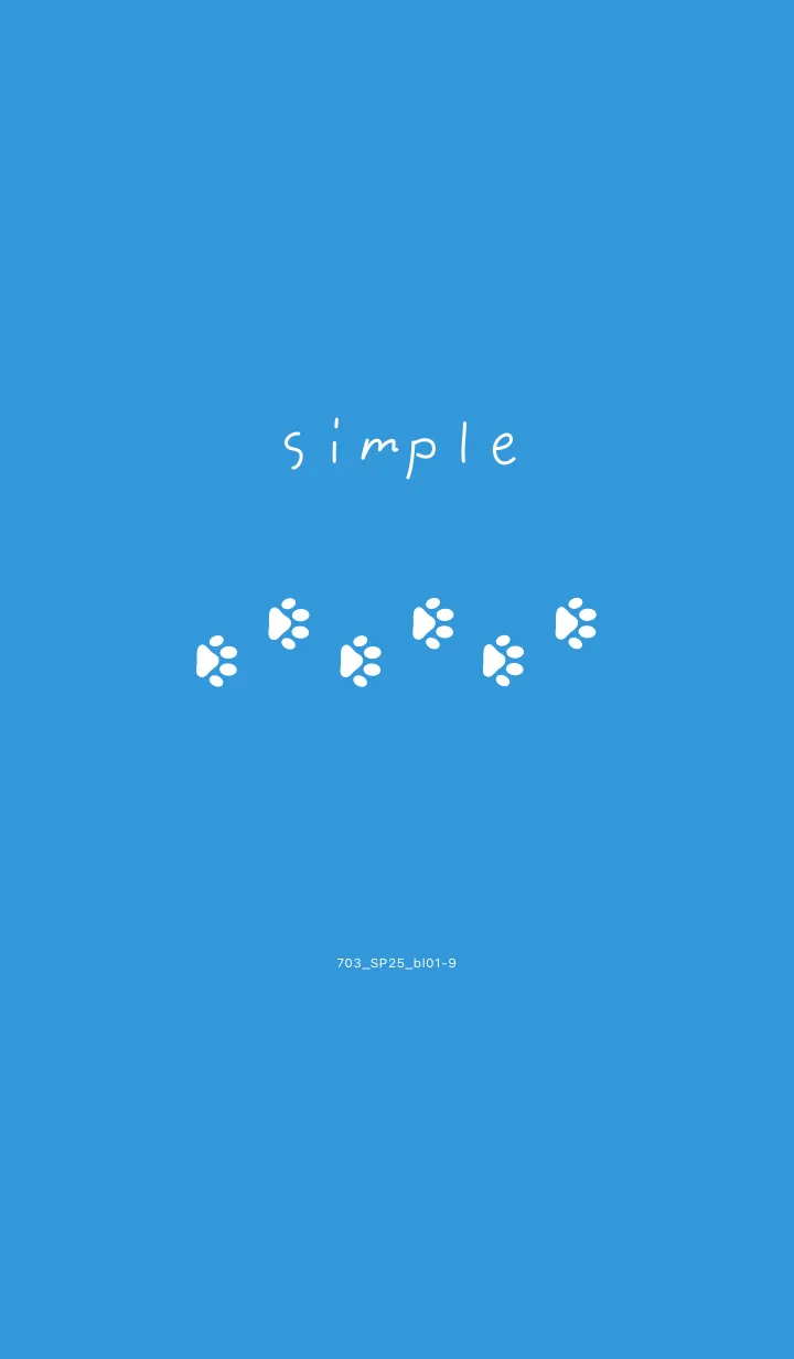 [LINE着せ替え] 703.25_ブルー1-9の画像1