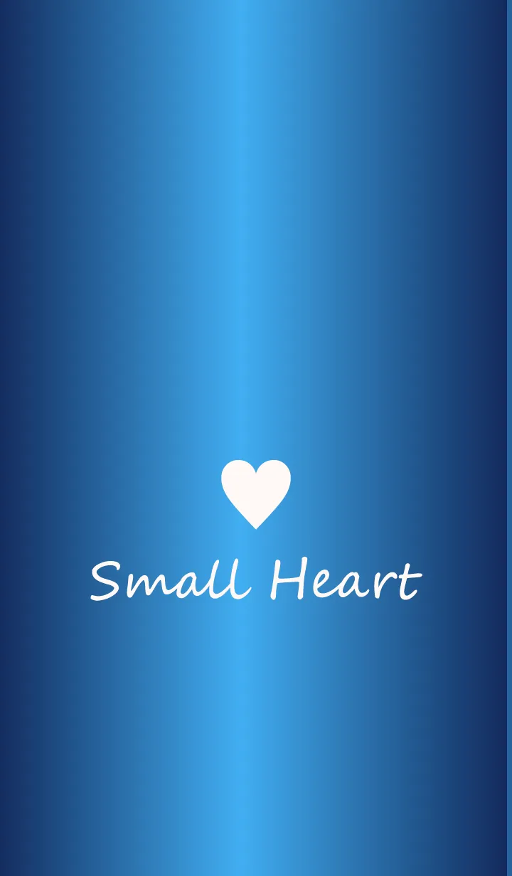 [LINE着せ替え] Small Heart *GlossyBlue 11*の画像1