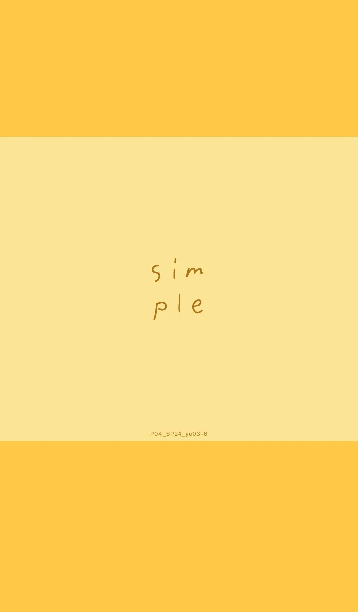 [LINE着せ替え] P04.24.イエロー3-6の画像1