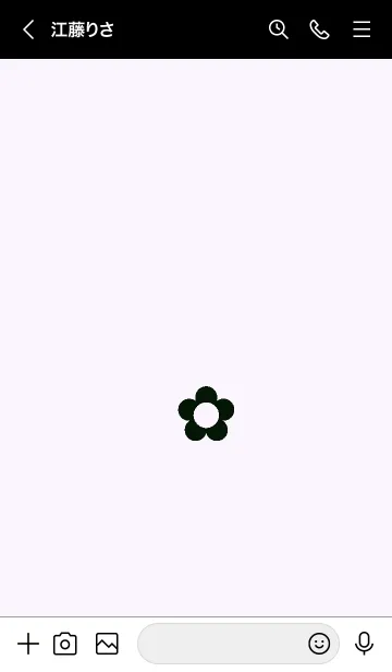 [LINE着せ替え] ザ シンプル ミニ フラワー 56の画像3