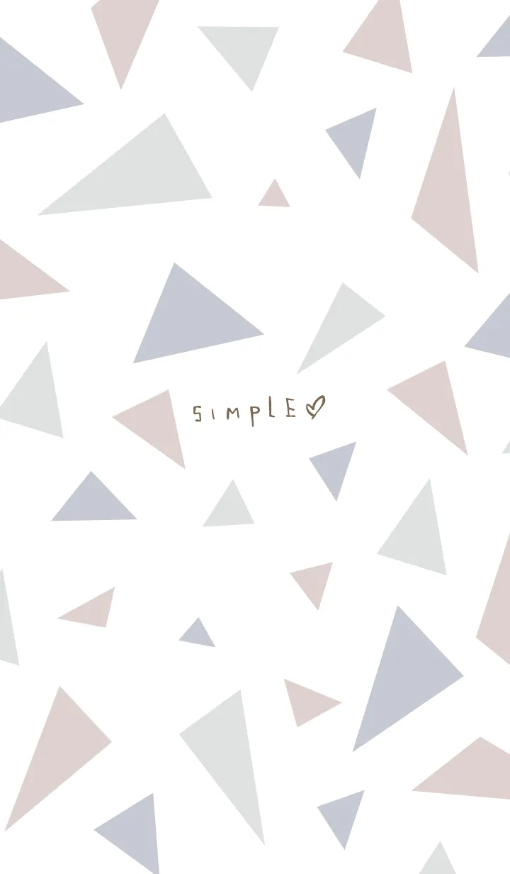 [LINE着せ替え] シンプル大人 三角12の画像1