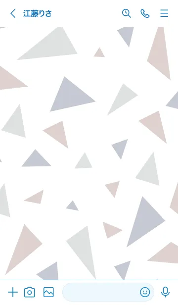 [LINE着せ替え] シンプル大人 三角12の画像3