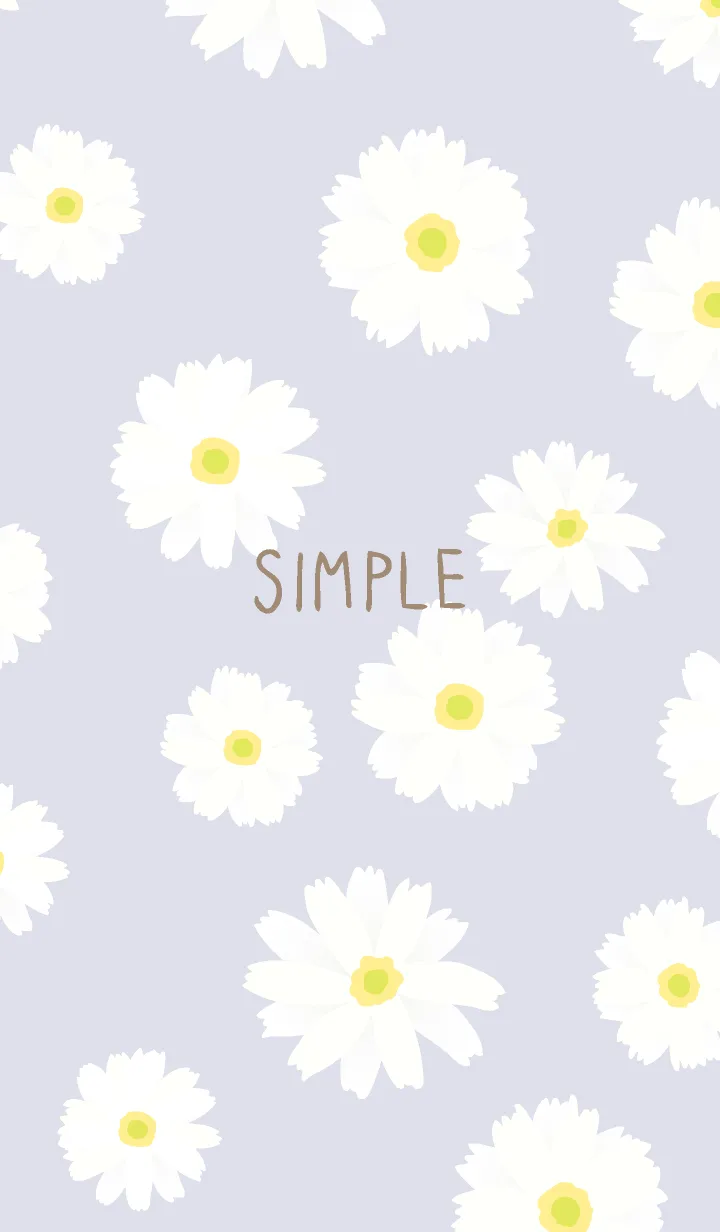 [LINE着せ替え] かわいいデイジーの画像1