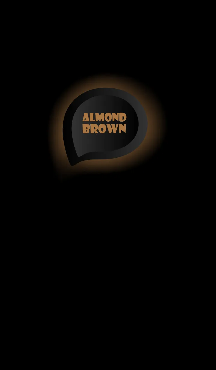 [LINE着せ替え] Almond Brown With Black Theme (JP)の画像1