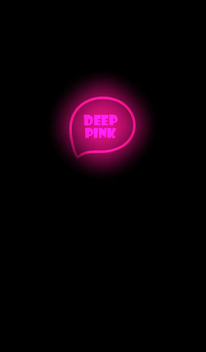 [LINE着せ替え] Deep Pink  Neon Theme Ver.10 (JP)の画像1