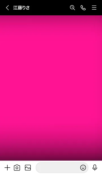 [LINE着せ替え] Deep Pink  Neon Theme Ver.10 (JP)の画像3