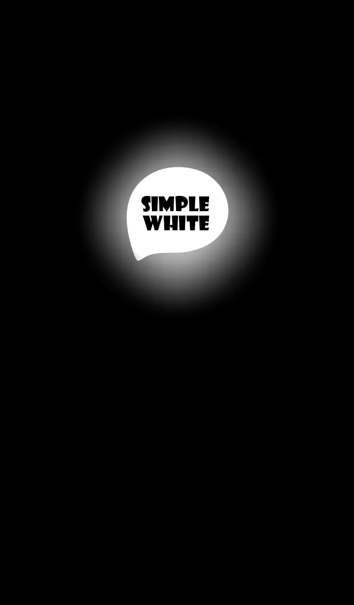 [LINE着せ替え] White  In Black v.10 (JP)の画像1