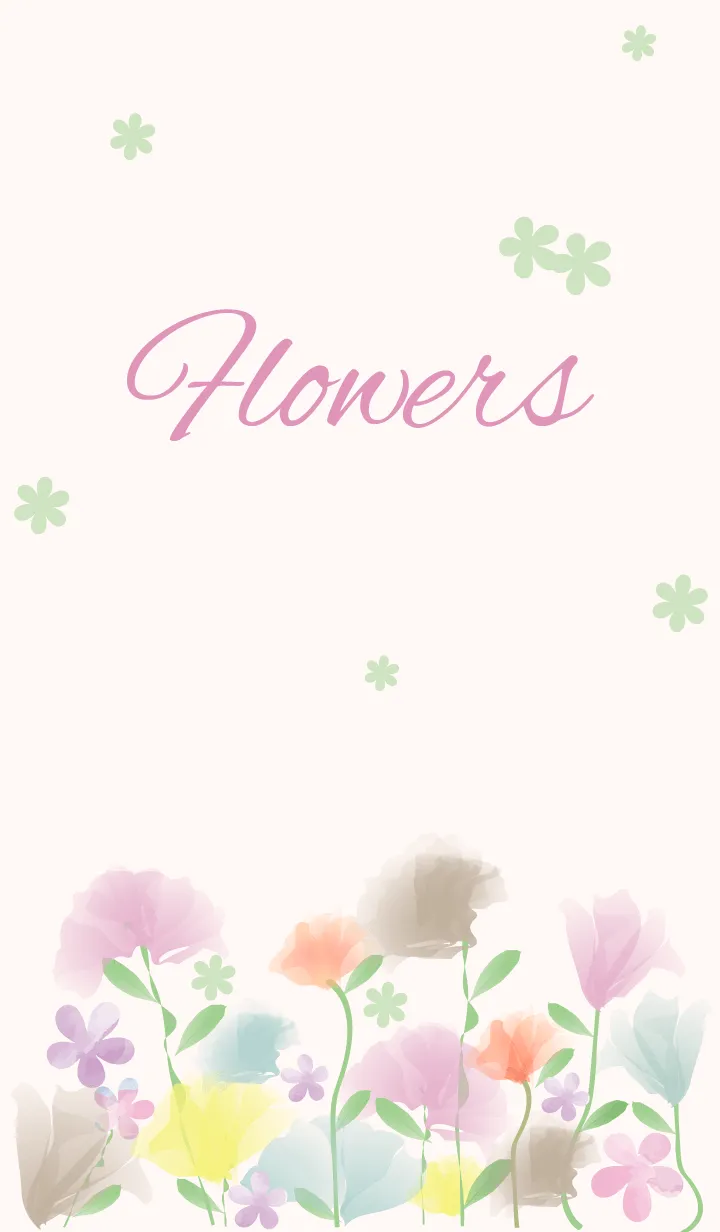 [LINE着せ替え] F l o w e r s - Pretty 7 -の画像1