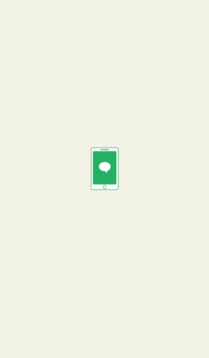 [LINE着せ替え] SIMPLE SMARTPHONE[GREEN01]の画像1