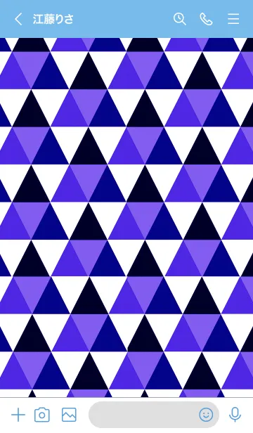 [LINE着せ替え] トライアングル 49の画像3