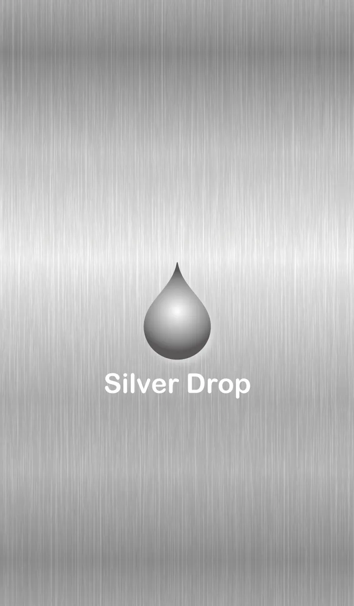 [LINE着せ替え] drop silver.の画像1