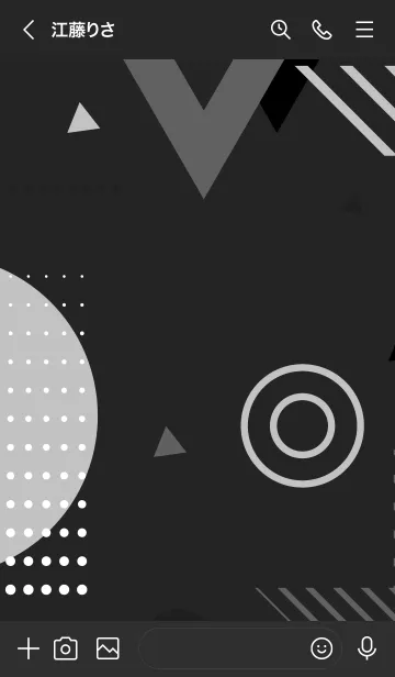 [LINE着せ替え] Geometric Royal Flat 6.6の画像3