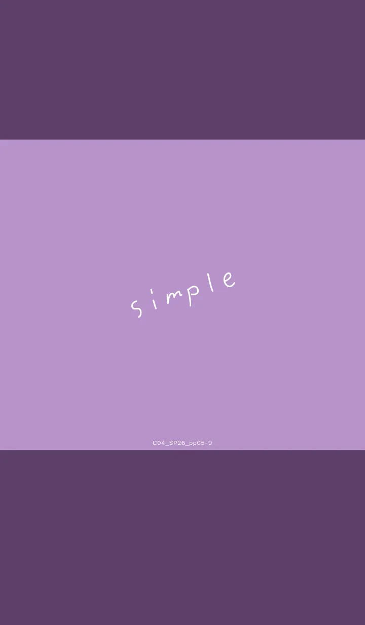 [LINE着せ替え] C04.26_パープル5-9の画像1